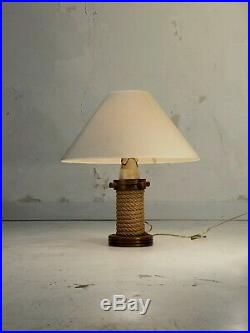 1950 Audoux-minet Lampe Moderniste Reconstruction Shabby-chic Art Populaire