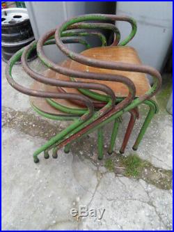 4 Vintage chair children chaise enfant fauteuil design Jacques Hitier 40.50's