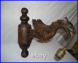 APPLIQUE GRIFFON DRAGON art déco design 30 APPLIQUE GRIFFON DRAGON art déco design 30