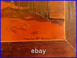 Alfred Renaudin / Th. Malcourant Marqueterie 1900