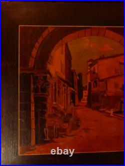 Alfred Renaudin / Th. Malcourant Marqueterie 1900
