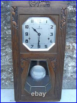 Ancien Carillon Vedette 11 Marteaux 10 Tiges Pendule Horloge Clock Art Deco