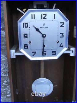Ancien Carillon Vedette 11 Marteaux 10 Tiges Pendule Horloge Clock Art Deco