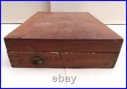 Ancien Coffret de Peintre 31x24Cm avec Palette Modéle Déposé circa 1920-30 Ancien Coffret de Peintre 31x24Cm avec Palette Modéle Déposé circa 1920-30
