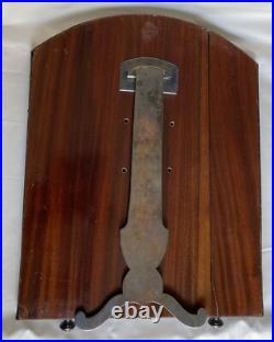 Ancien Miroir biseauté cadre métal argenté Art Déco Félix frères Toulouse Ancien Miroir biseauté cadre métal argenté Art Déco Félix frères Toulouse