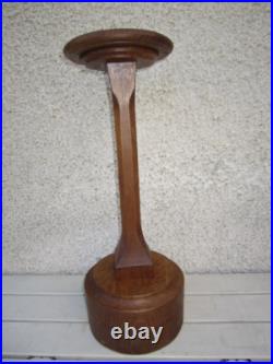 Ancien Presentoire Form A Chapeau En Bois De Magasin Art Deco