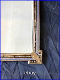 Ancien cadre art déco bronze doré feuillure 16 cm x 12 cm old frame photo