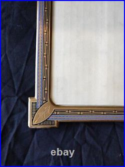 Ancien cadre art déco bronze doré feuillure 16 cm x 12 cm old frame photo