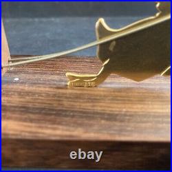 Ancien porte marqueur verre Art Déco Paris Pizette bar cocktail canard Carte 12p
