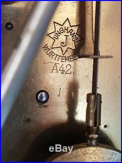 Ancienne Pendule carillon à marteaux Junghans Wurttember Westminster Chimes