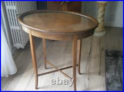 Ancienne Table A The Gueridon Art Deco En Bois Plateau Verre French Antique Ancienne Table A The Gueridon Art Deco En Bois Plateau Verre French Antique