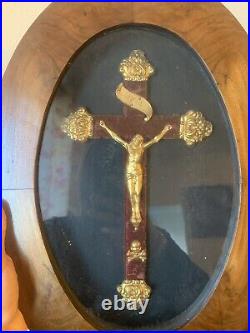 Ancienne cadre religieuse croix 1930