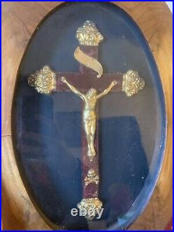 Ancienne cadre religieuse croix 1930