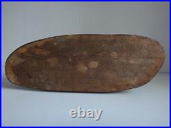 Ancienne sculpture panthére bois old wooden carved panther Art déco 53cm