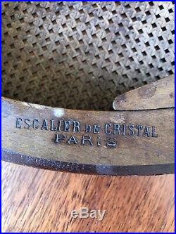 Art Deco Escalier De Cristal Louis XVI Table