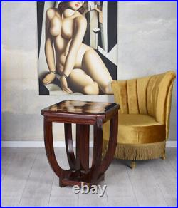 Art Déco Table en Bois Plateau à Thé 20er Table Basse Antique Table de Salon Art Déco Table en Bois Plateau à Thé 20er Table Basse Antique Table de Salon