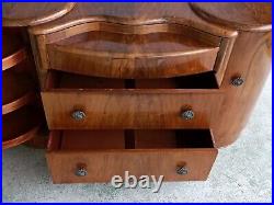 BUFFET Coiffeuse ART DECO Circa 1930 Mobilier Bois 2 Tiroirs Miroir 119MAG 19/12 BUFFET Coiffeuse ART DECO Circa 1930 Mobilier Bois 2 Tiroirs Miroir 119MAG 19/12