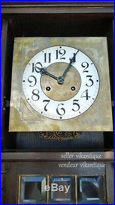 Badische Uhrenfabrik 1924 German Antique Wall Clock Antik Deutsche Wanduhr