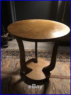 Belle Petite Table Guéridon En Bois Art Déco