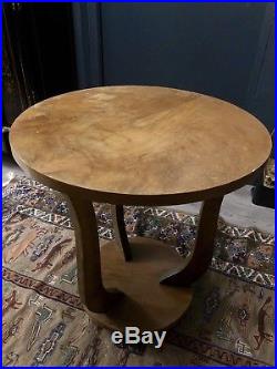 Belle Petite Table Guéridon En Bois Art Déco