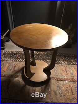 Belle Petite Table Guéridon En Bois Art Déco