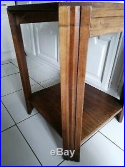 Belle Table ancienne Art Deco meuble en bois à voir