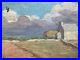 Belle_peinture_huile_panneau_bois_1930_paysage_post_impressionniste_ferme_champs_01_dyjr