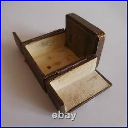 Boite coffret armoire miniature bijoutier vintage métier art déco France N7564