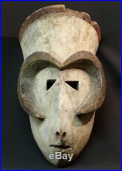 C Art Africain Masque Zoomorphe ancien Bamana Mali 38 cm rare originalité déco