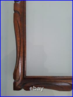 Cadre Ancien Bois Sculpté Art Déco Paire, Set De 2 Cadres Photo Ou Tableau