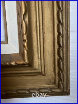 Cadre Ancien montparnasse à cassetta st Italien Espagnol Doré 10F 55 46 art deco