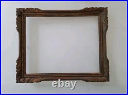 Cadre Photo Ancien Bois Sculpté, Cadres Art Déco