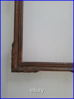Cadre Photo Ancien Bois Sculpté, Cadres Art Déco