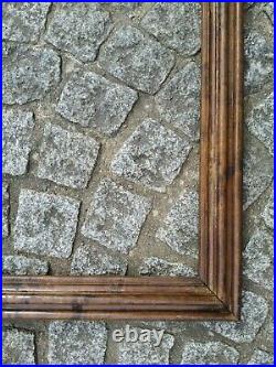 Cadre bois art déco feuillure 75 cm x 51 cm frame peinture photo gravure miroir