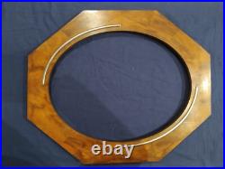 Cadre ovale art déco feuillure 50 cm x 39 cm frame peinture tableau bois Cadre ovale art déco feuillure 50 cm x 39 cm frame peinture tableau bois