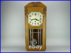 Carillon Art Déco 8 marteaux 8 tiges wandhur westminster uhr clock no odo reloj