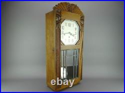 Carillon Art Déco 8 marteaux 8 tiges wandhur westminster uhr clock no odo reloj