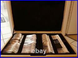 @@ Christofle Marly Menagere Complete 155 Pieces Metal Argente Coffre Bois Tbe