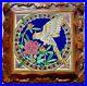 Dessous_de_plat_art_deco_bois_sculptee_en_faience_de_Gien_decor_de_perroquet_01_wg