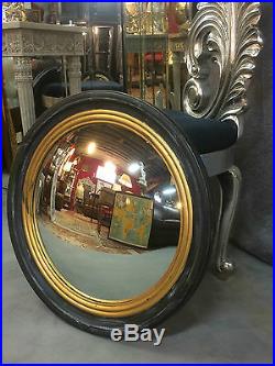 Glace / miroir rond dit oeil de sorcière de style Napoléon III Diam 65 cm