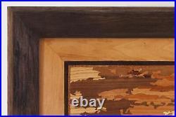 Goélettes décor à la maison style rustique placage de bois marqueterie