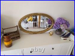 Grand miroir ancien bois doré