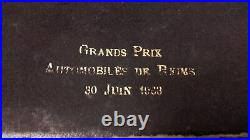 Grande Boite Gainée De Poulain Grand Prix D'automobile Reims 30 Juin 1963