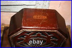 Haut-parleur bois C. 1930 diffuseur tsf radio art déco Celestion