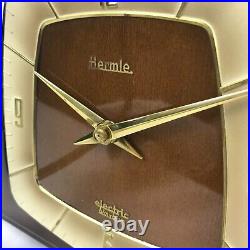 Horloge Pendule de cheminée carillon HERMLE de luxe Années 1960 vintage/art déco