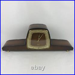 Horloge Pendule de cheminée carillon HERMLE de luxe Années 1960 vintage/art déco