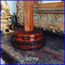 Importante Lampe Art Nouveau/Art Déco Bois de Plaquage Serrurier Bovy vers 1900