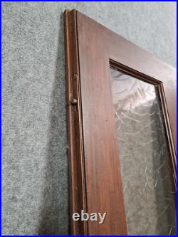 Jolie porte époque Art Déco en bois massif vers 1930-1940 (A)