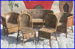 Jouet Ancien Salon De Poupee En Bois Bambou Courbe Art Deco 1930 5 Pieces Jouet Ancien Salon De Poupee En Bois Bambou Courbe Art Deco 1930 5 Pieces