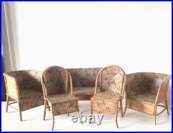 Jouet Ancien Salon De Poupee En Bois Bambou Courbe Art Deco 1930 5 Pieces Jouet Ancien Salon De Poupee En Bois Bambou Courbe Art Deco 1930 5 Pieces